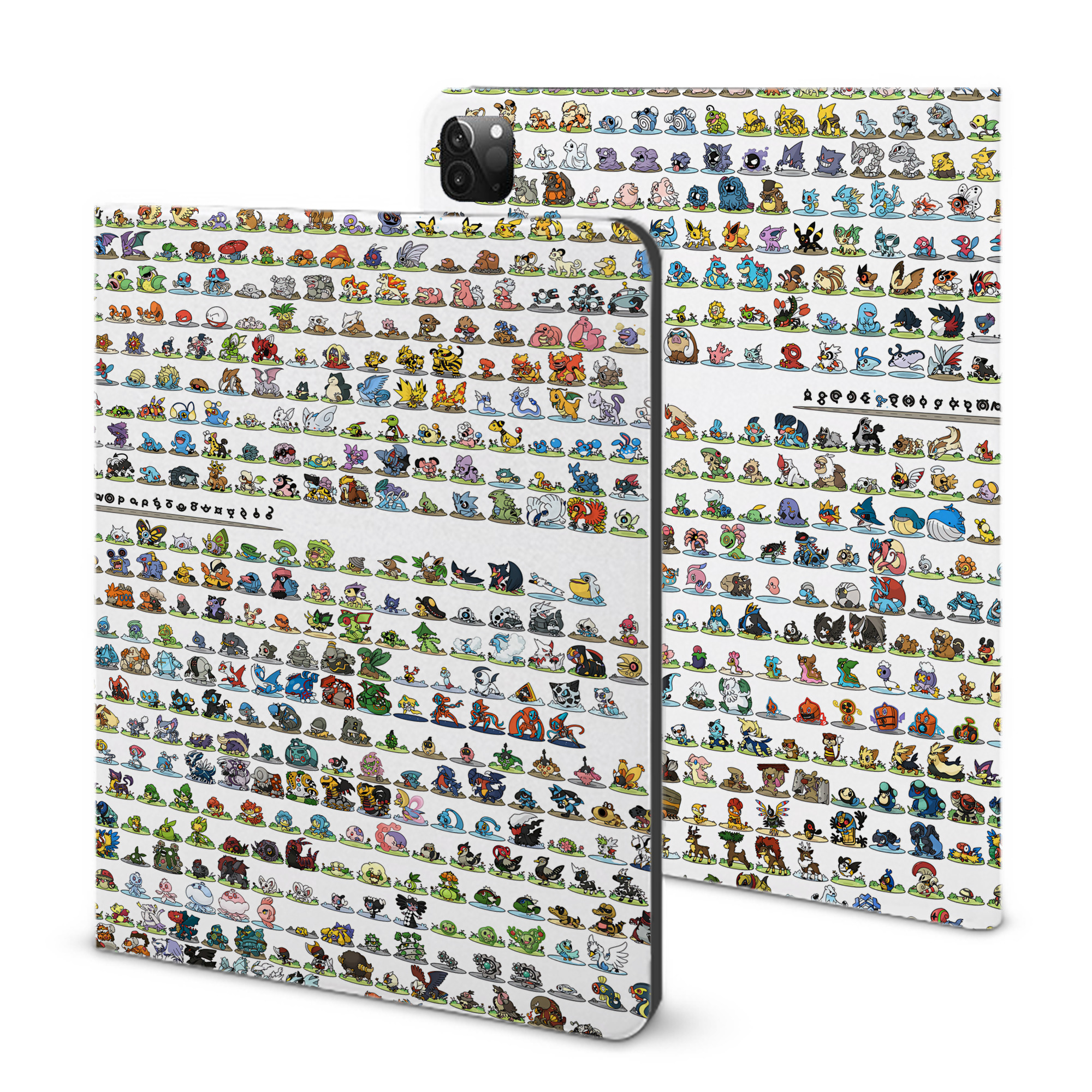 （画像用） ポケットモンスター Pokémon IPadケース ペンホルダー付き ブックスタイルデザイン